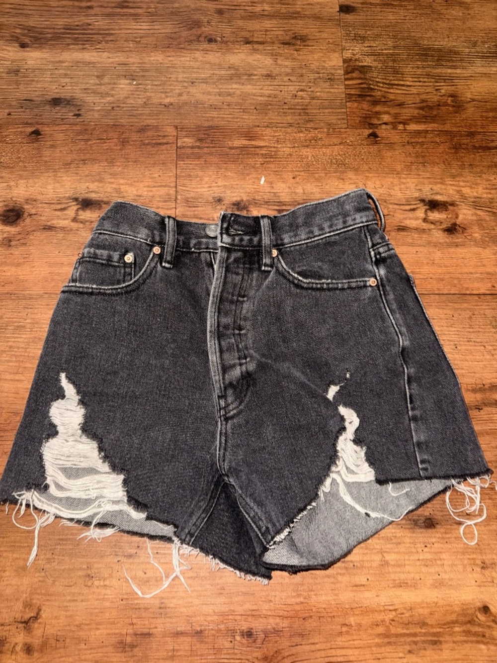 Denim shorts